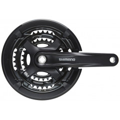 SHIMANO KLIKY TOURNEY FC-TY301 42/34/24 ČERNÉ 175MM