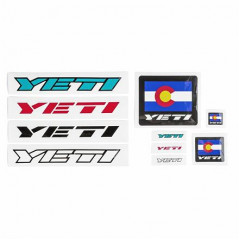 YETI STICKER PACK ASSORTED '17