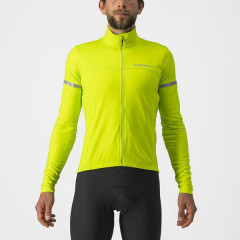 CASTELLI pánský dres Fondo 2, electric lime/silver reflex