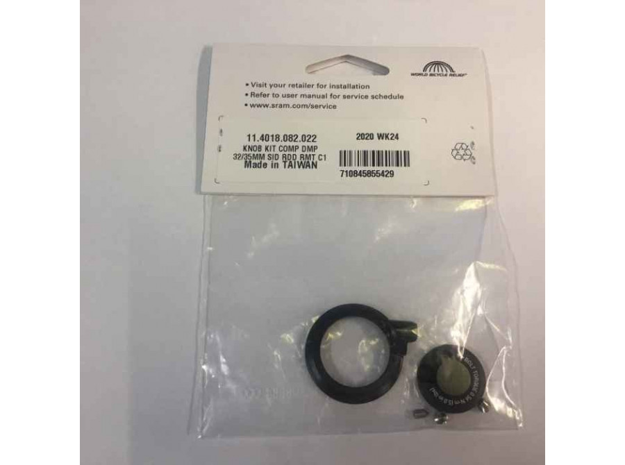 ROCKSHOX Fork COMPRESSION DAMPER KNOB KIT REMOTE 10mm (2013+ PUSHLOC