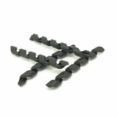 CAPGO OL ochranná omotávka bovdenu (4-5mm), spirála, černá, 4ks