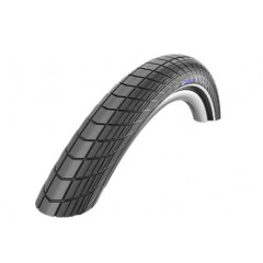 SCHWALBE plášť Big Apple 24x2.0 RaceGuard d černá+reflexní pruh