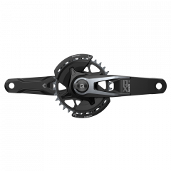 SRAM Kliky Powermeter X0 Eagle Spindle Q174 CL55 DUB MTB Wide 165mm Black 2-guards 32z T-T