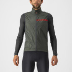 CASTELLI pánská vesta Squadra Stretch, military green/dark gray