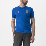 CASTELLI pánské triko Italia Merino Tee, azzuro italia