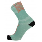 SANTINI Ponožky Optic Aqua 36-39
