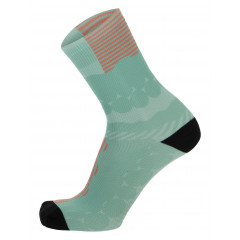 SANTINI Ponožky Optic Aqua 44-47