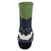 SANTINI Ponožky Optic Fluor Green 36-39