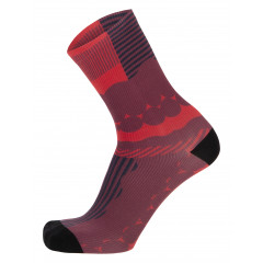 SANTINI Ponožky Optic Red 36-39