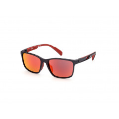 ADIDAS Sluneční brýle Sport SP0035 Matte Black/Roviex Mirror