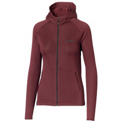 ATOMIC W ALPS FZ HOODIE Maroon