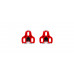 LOOK Kufry Cleat Keo Cleat Red