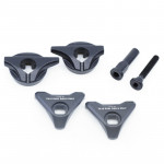 ROCKSHOX SEATPOST POST CLAMP KIT - FITS 10MM OVAL SADDLE RAILS (INCLUDES CLAMP, NUTS & BOLTS) - REV