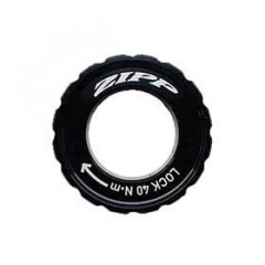 SRAM HUB CENTERLOCK ROTOR DISC LOCKRING BLACK ZIPP LOGO (FOR ROTORS UP TO 160MM) QTY 1