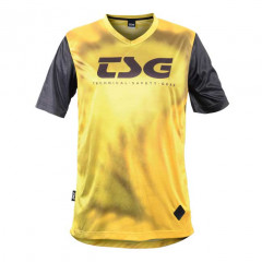 TSG Dres Waft Jersey krátký rukáv ochre black