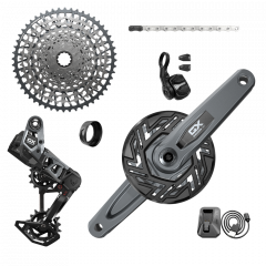 SRAM Sada GX T-Type Eagle E-MTB Bosch Transmission AXS, délka klik 160mm