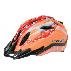 LEVIOR přilba PRIMO Sport oranžovo/červená - 52-58 cm