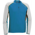 SALOMON triko Trail Runner LS zip blue