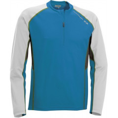 SALOMON triko Trail Runner LS zip blue