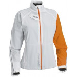 SALOMON bunda Momentum Softshell W white/orange