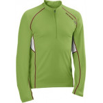 SALOMON triko Trail Runner LS Zip M green