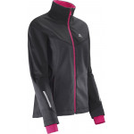 SALOMON bunda Pulse Softshell W black/pink 16/17