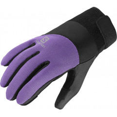 SALOMON rukavice Thermo W black/violet 14/15