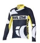 PEARL IZUMI dres Elite Thermal LS Jers. black/yellow -