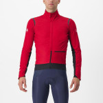 CASTELLI pánská bunda Alpha Doppio RoS, pompeian red/black reflex-black