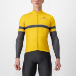 CASTELLI pánský dres Retta LS, goldenrod/dark gray