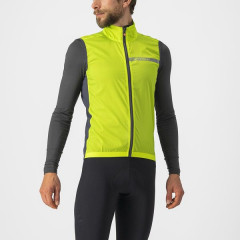 CASTELLI pánská vesta Squadra Stretch, electric lime/dark gray