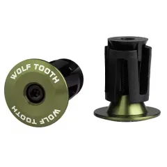 WOLF TOOTH koncovky BARPLUG aluminium/olive
