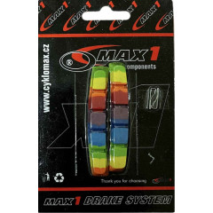 MAX1 brzdový špalek samotná guma duhový