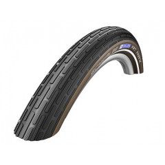 SCHWALBE plášť Fat Frank 50-622 KevlarGuard Black/coffee+reflexní pruh