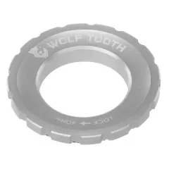 WOLF TOOTH matice Centerlock Rotor raw stříbrná