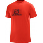 SALOMON triko Blend logo SS M fiery red