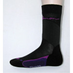 SALOMON ponožky Siam black/purple