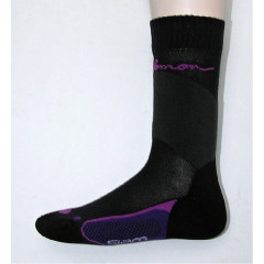 SALOMON ponožky Siam black/purple