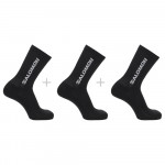 SALOMON ponožky Everyday crew 3pack black