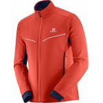 SALOMON bunda Agile Softshell M fiery red/night sky 18