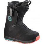 SALOMON snowboard boty IVY black/teal blue/red