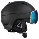 SALOMON lyžařská helma Driver+ black/silver/solar 17/18