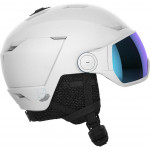 SALOMON lyžařská helma Icon LT visor wh/uni m.blue