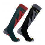 SALOMON ponožky /Access 2pack green/black
