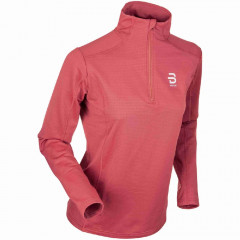 BJORN DAEHLIE triko Half zip grid W červené