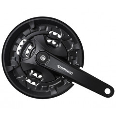 SHIMANO kliky MT101 čtyřhran 44-32-22/175 bez krytu čer