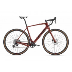 LOOK 765 Gravel Disc Red Dust Metallic Satin Apex 1X12 Shimano Wh-RS 370 L/53,5 cm