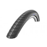 SCHWALBE plášť Big Apple 18x2.0 RaceGuard d černá+reflexní pruh