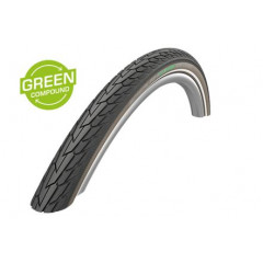 SCHWALBE plášť Road Cruiser 42-622 KevlarGuard coffee bok+reflexní pruh