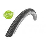 SCHWALBE plášť Road Cruiser 42-622 KevlarGuard bílý bok+reflexní pruh